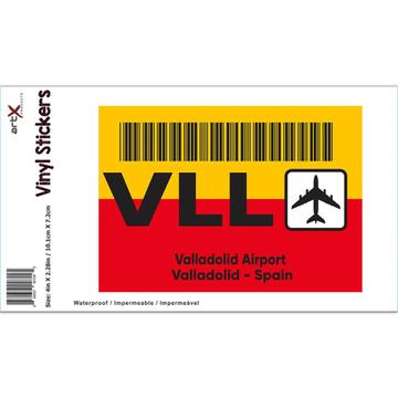 Spain Valladolid Airport Valladolid VLL : Gift Sticker Travel Airline Pilot AIRPORT