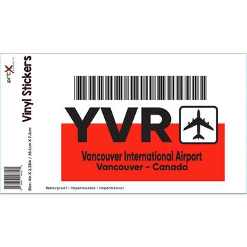 Canada Vancouver Airport Vancouver YVR : Gift Sticker Travel Airline Pilot AIRPORT