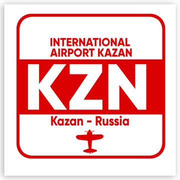 Russia Kazan Airport Kazan KZN : Gift Sticker Travel Airline Pilot AIRPORT