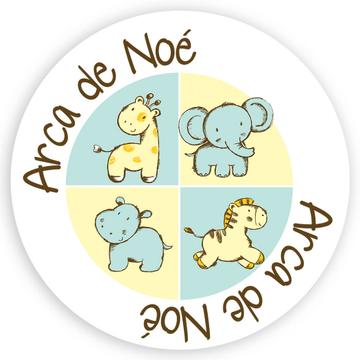 Arca de Noé : Gift Sticker Portuguese Religious Christian Evangelical Catholic