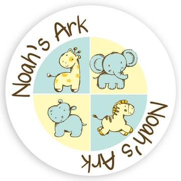 Noah’s Ark : Gift Sticker Christian Catholic Evangelical Religious