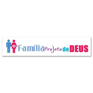 Família Projeto de Deus : Gift Sticker Christian Portuguese Evangelical Catholic