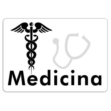 Medicina : Gift Sticker Profession Job Work Coworker Occupation Graduation Birthday