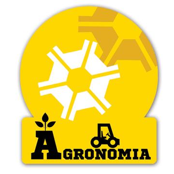 Agronomia : Gift Sticker Profession Job Work Coworker Birthday Occupation Graduation