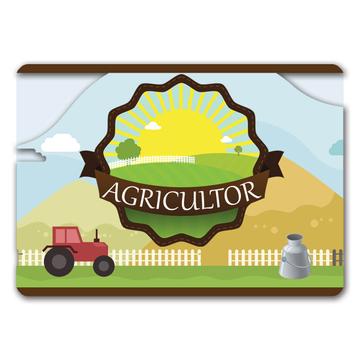 Agricultor Plantando e Colhendo : Gift Sticker Profession Coworker Birthday Occupation