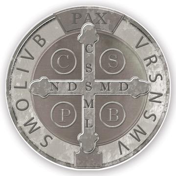 Saint Benedict Medal : Gift Sticker Catholic Religious Religion Classic Faith