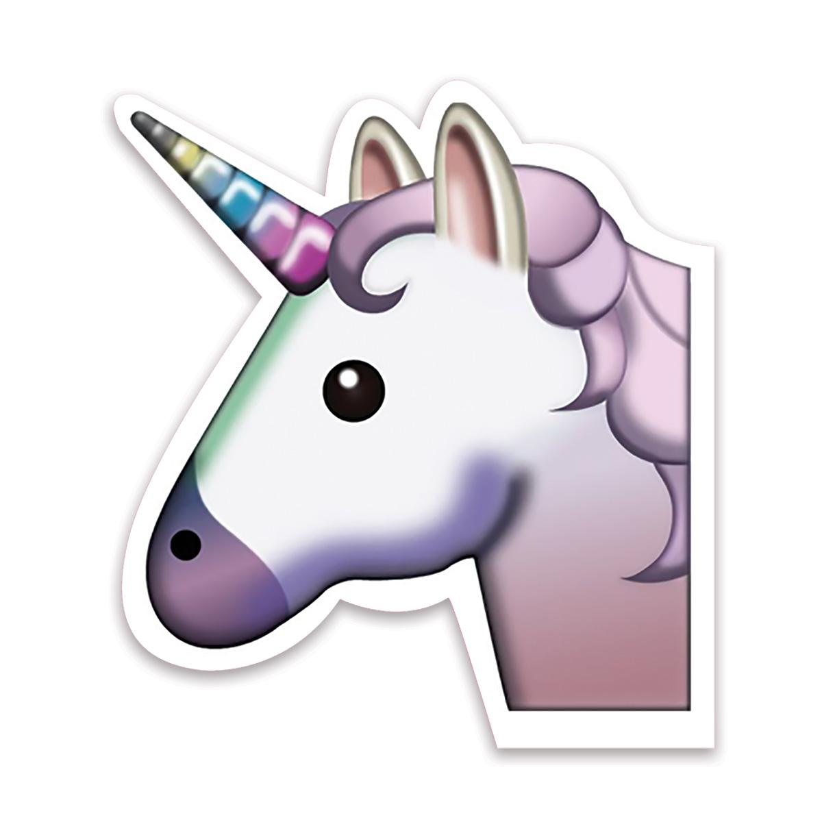 Gift Sticker : Unicorn Emoji Cute Funny Social Media Miracles | eBay