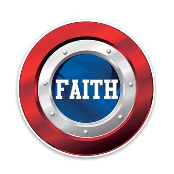 Shield of Faith : Gift Sticker Christian Religious America