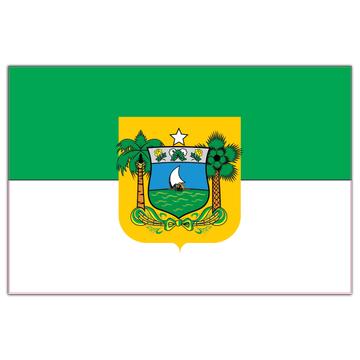 Rio Grande do Norte : Gift Sticker Brazil Flag Country State Brasil Estado
