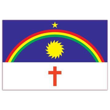 Pernambuco : Gift Sticker Brazil Flag Country State Brasil Estado