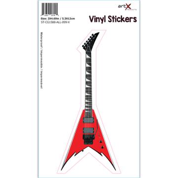 Electric Guitar : Gift Sticker Rock Music Musician Instrument