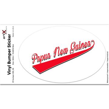 Papua New Guinea : Gift Sticker Flag College Script Country Papua New Guinean Expat