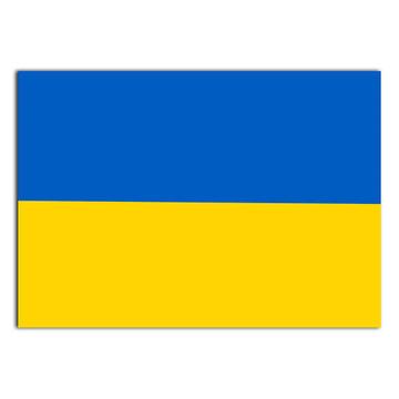 Ukraine : Gift Sticker Flag Retro Artistic Ukrainian Expat Country