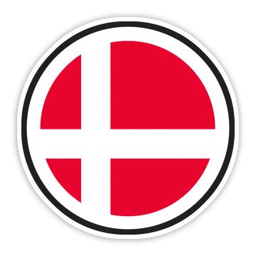 Denmark : Gift Sticker Flag Never Underestimate The Power Danish Expat Country