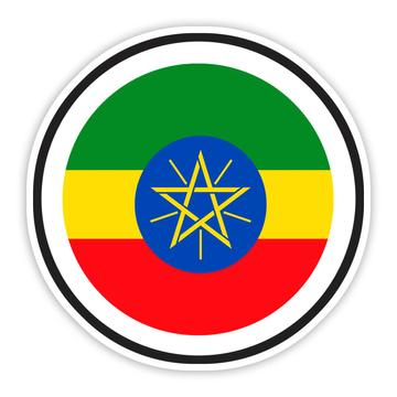 Ethiopia : Gift Sticker Flag Never Underestimate The Power Ethiopian Expat Country
