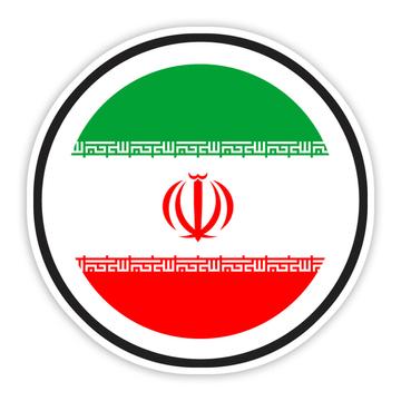 Iran : Gift Sticker Flag Never Underestimate Power Iranian Expat Country Made in USA