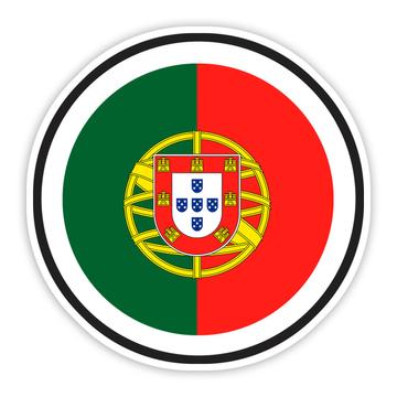 Portugal : Gift Sticker Flag Never Underestimate The Power Portuguese Expat Country