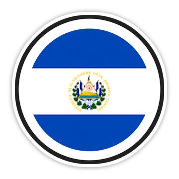 El Salvador : Gift Sticker Flag Never Underestimate Power Salvadorean Expat Country