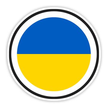 Ukraine : Gift Sticker Flag Never Underestimate The Power Ukrainian Expat Country