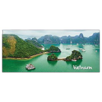 VIETNAM BAY : Gift Sticker Vietnamese Pride Flag Country Souvenir Travel Beach