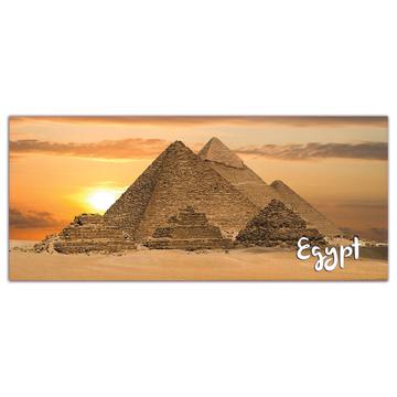 Pyramids Egypt : Gift Sticker Cairo Pride Flag Country Souvenir Travel Egyptian Tour