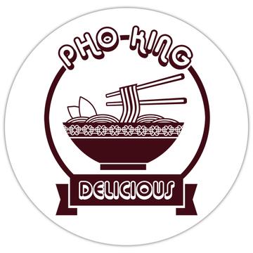 Pho King Delicious : Gift Sticker F*cking Ramen Noodles Sarcastic Asian Thailand