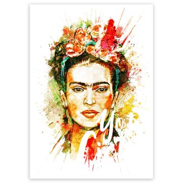 Frida Kahlo Yo Te Cielo : Gift Sticker Decor Birthday Christmas