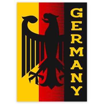 Germany Eagle : Gift Sticker Crest Flag Country German Expat Deutschland