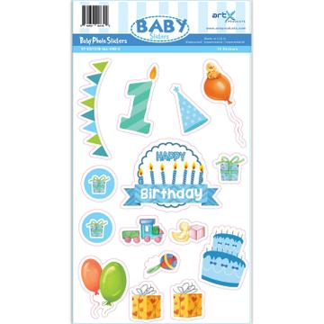 Sticker Baby Boy : First Year Birthday Vinyl Waterproof Scrapbook