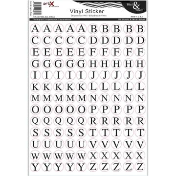 Alphabet : Sticker Sheet Planner ABC Name Initial Alphabet ABC