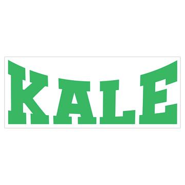 Kale : Gift Sticker Go Vegan Vegetarian Vegetable Lover Healthy Life Veganuary Poster