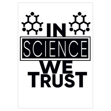 Chemical Formula : Gift Sticker Science Fiction Day Trust Researcher Colleague Poster Art