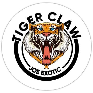 Tiger Claw : Gift Sticker Face Wild Animal