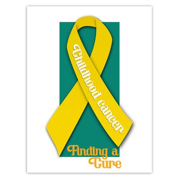 Childhood Cancer Finding A Cure : Gift Sticker Awareness Get Well Health Kids Campaign