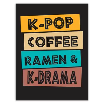 For Coffee Ramen Soup Lover : Gift Sticker Japan Japanese Food Asian Cute Art Print