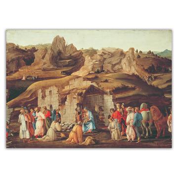 The Adoration of the Kings Filippino Lippi : Gift Sticker Famous Oil Painting Art Artist