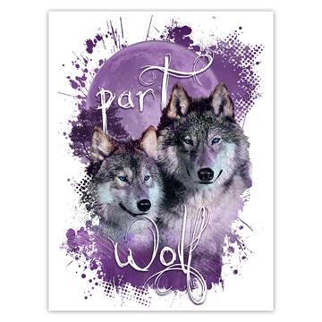 Wolf Nature : Gift Sticker Wild Animals Wildlife Fauna Safari Species