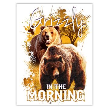 Bear Nature : Gift Sticker Wild Animals Wildlife Fauna Safari Species