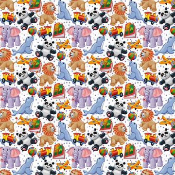 Jungle Animals Baby Shower : Gift 12" X 12" Decal Vinyl Sticker Sheet Pattern Panda Lion Elephant First Birthday Kid Room Decor
