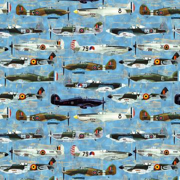 Vintage Military Airplanes : Gift 12" X 12" Decal Vinyl Sticker Sheet Pattern War Planes For Aviator Aviation Fighter Jet Mustang Spitfire