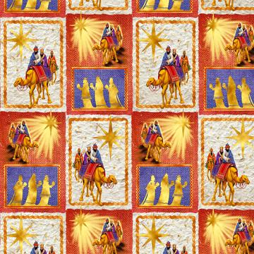 Three Kings Magi Christmas : Gift 12" X 12" Decal Vinyl Sticker Sheet Pattern Vintage Print Wise Men Nativity Christian Religious