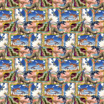 Dinosaur Dinosaurs Pattern : Gift 12" X 12" Decal Vinyl Sticker Sheet Jurassic Park Dino Lover Kid Boy Child Room Decor
