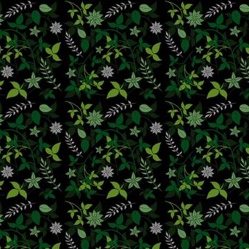 Plant Branches Botanical : Gift 12" X 12" Decal Vinyl Sticker Sheet Pattern Leaf Leaves Fabric Print Ecological Nature Art