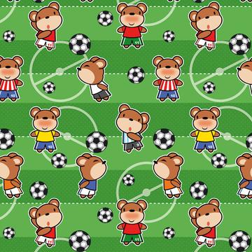 Bears Football : Gift 12" X 12" Decal Vinyl Sticker Sheet Pattern Brasil Argentina Soccer Field Sport Pattern Room Decor Party