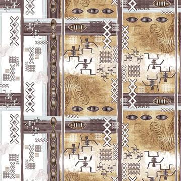African Tribe Animal Print : Gift 12" X 12" Decal Vinyl Sticker Sheet Pattern Seamless Zebra Safari Tribal Ancient Painting