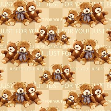 Bears Family : Gift 12" X 12" Decal Vinyl Sticker Sheet Pattern Striped Pattern Friendship Bows Sweet Diy Child Nursery Decor