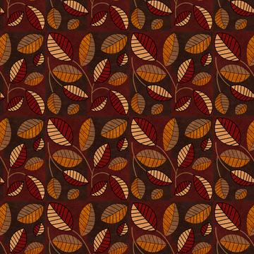 Oval Leaves : Gift 12" X 12" Decal Vinyl Sticker Sheet Pattern Fall Thanksgiving Dashed Plant Pattern Twigs For Dad Home Decor