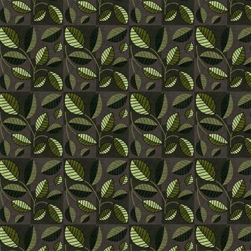 Oval Leaves : Gift 12" X 12" Decal Vinyl Sticker Sheet Pattern Pattern Summer Greenery Plants Kitchen Garden Decor Summer
