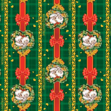 Lovable Baby Bears : Gift 12" X 12" Decal Vinyl Sticker Sheet Pattern Christmas Valentine Pattern Kids Ribbon Bow Home Decor