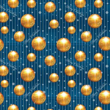 Gold Christmas Balls : Gift 12" X 12" Decal Vinyl Sticker Sheet Pattern Winter Holidays Pattern Baubles Home Wall Decor Dad